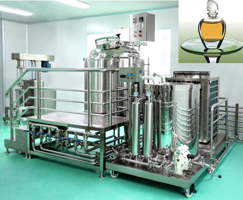 100L Parfüm Yapma Makinesi Dondurma ve Filtre Ekipmanları SUS316L